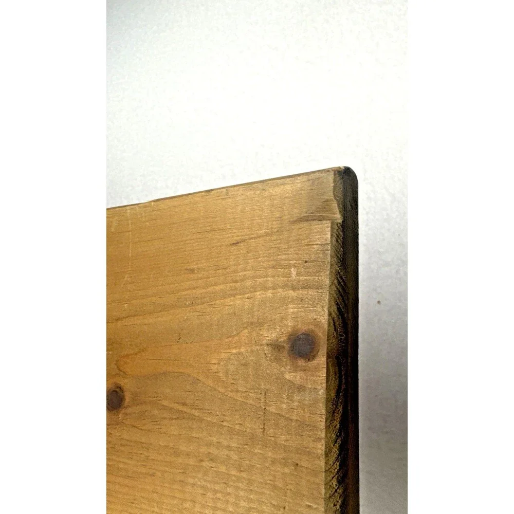 Wood Heart Wall Shelf Peg Rack Primitive Country Farmhouse Rustic 36
